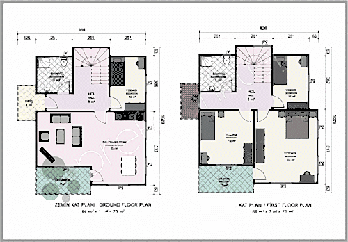 Alternative view of Dubleks Prefabrik Ev 150 m²