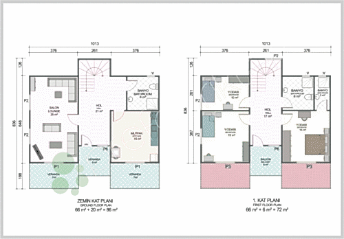 Alternative view of Dubleks Prefabrik Ev 158 m²
