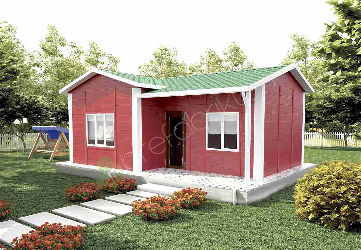 Tek Katlı Prefabrik Ev 40 m²