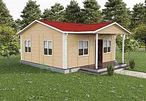 Tek Katlı Prefabrik Ev 45 m²