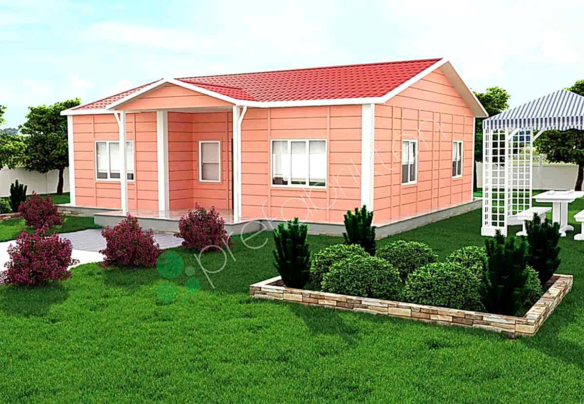 Tek Katlı Prefabrik Ev 96 m²