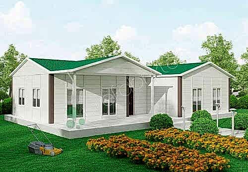 Tek Katlı Prefabrik Ev 123 m²