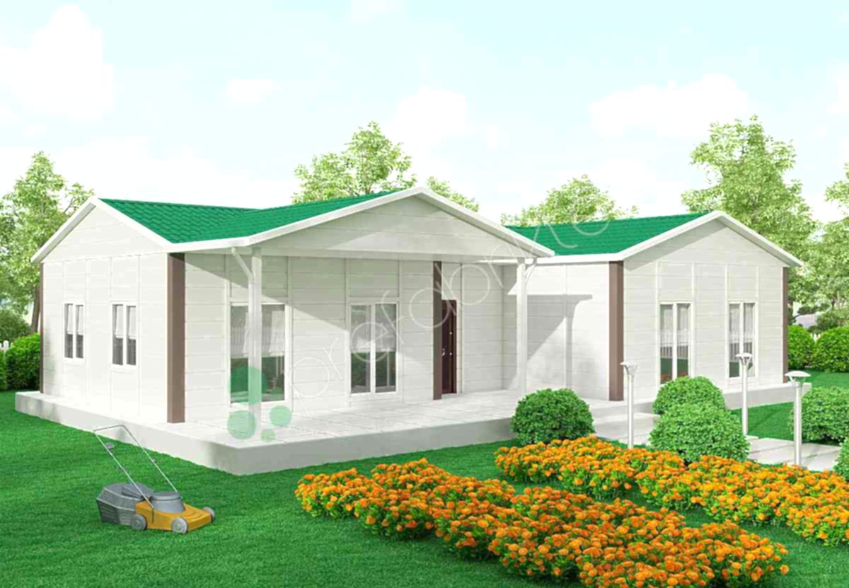 Tek Katlı Prefabrik Ev 123 m²