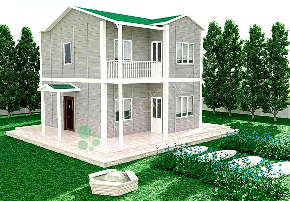 Dubleks Prefabrik Ev 92 m²