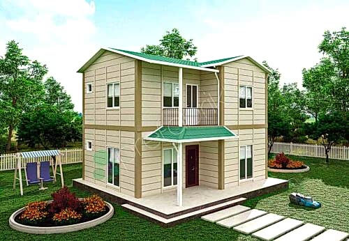 Dubleks Prefabrik Ev 100 m²