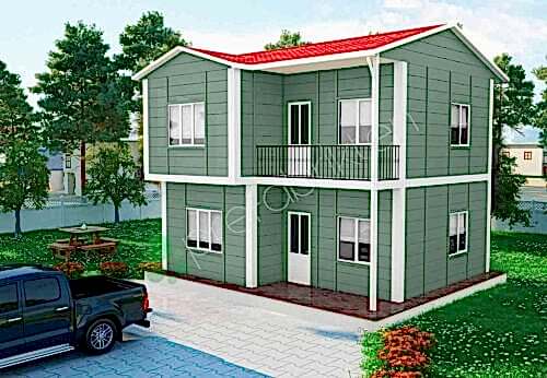 Dubleks Prefabrik Ev 105 m²