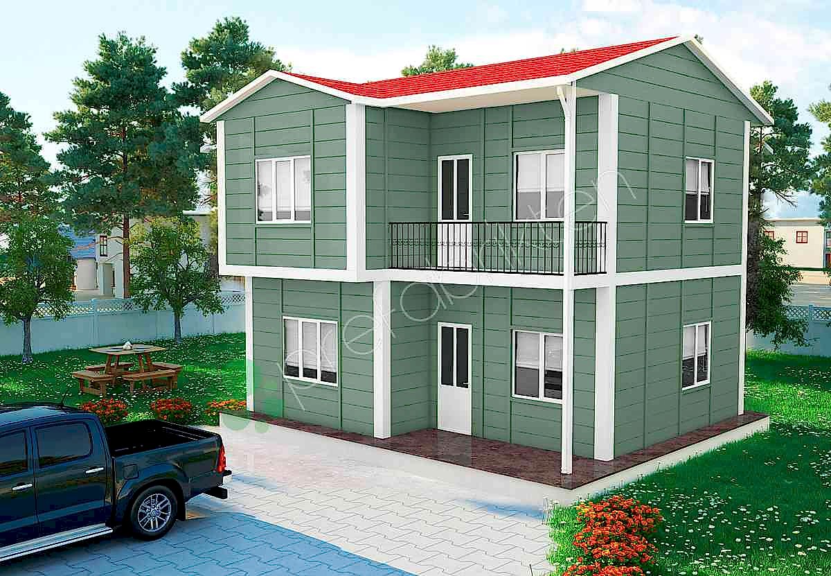 Dubleks Prefabrik Ev 105 m²