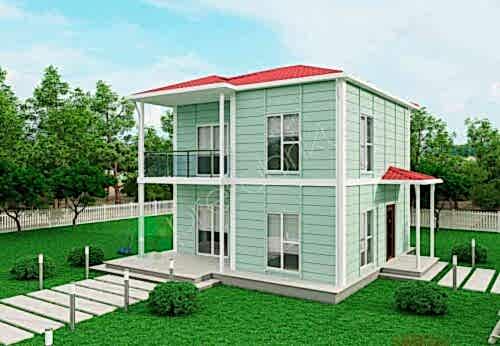 Dubleks Prefabrik Ev 118 m²