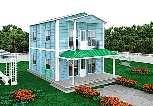 Dubleks Prefabrik Ev 122 m²