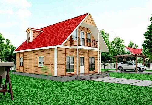 Dubleks Prefabrik Ev 134 m²