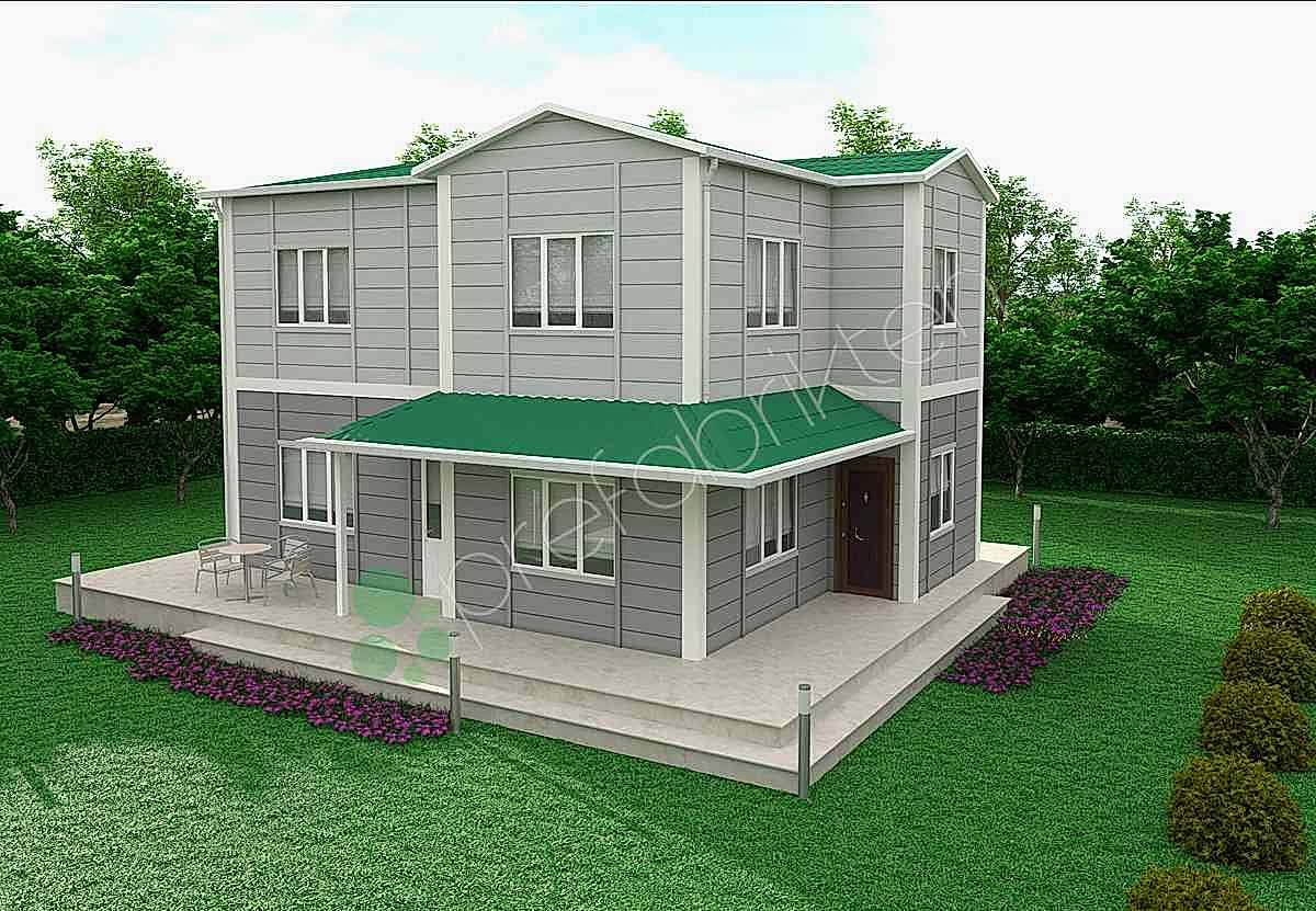 Dubleks Prefabrik Ev 142 m²