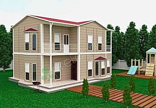 Dubleks Prefabrik Ev 155 m²