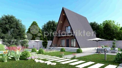 115 m² Dubleks Çelik Ev