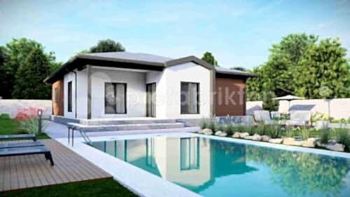122 m² Tek Katlı Çelik Ev