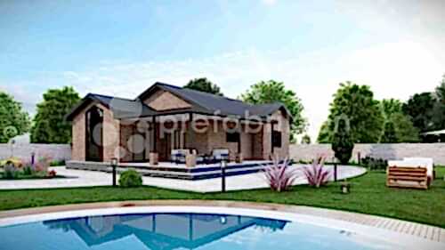 128 m² Tek Katlı Çelik Ev