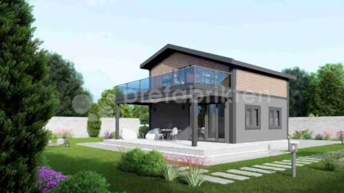 130 m² Dubleks Çelik Ev