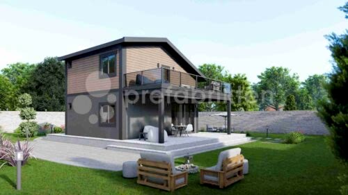 Alternative view of 130 m² Dubleks Çelik Ev