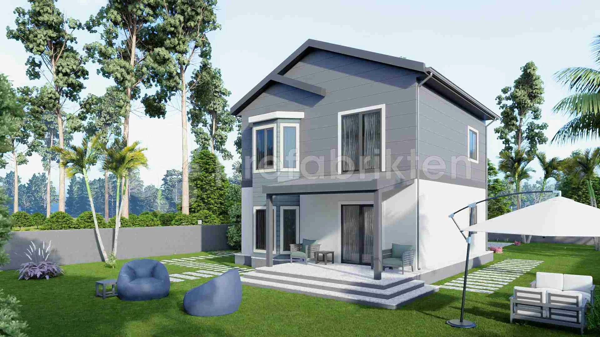 152 m² Dubleks Çelik Ev