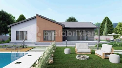 Alternative view of 153 m² Tek Katlı Çelik Ev