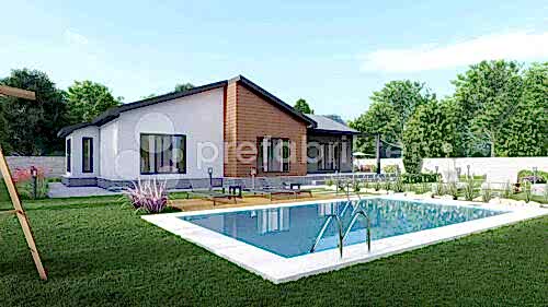 153 m² Tek Katlı Çelik Ev