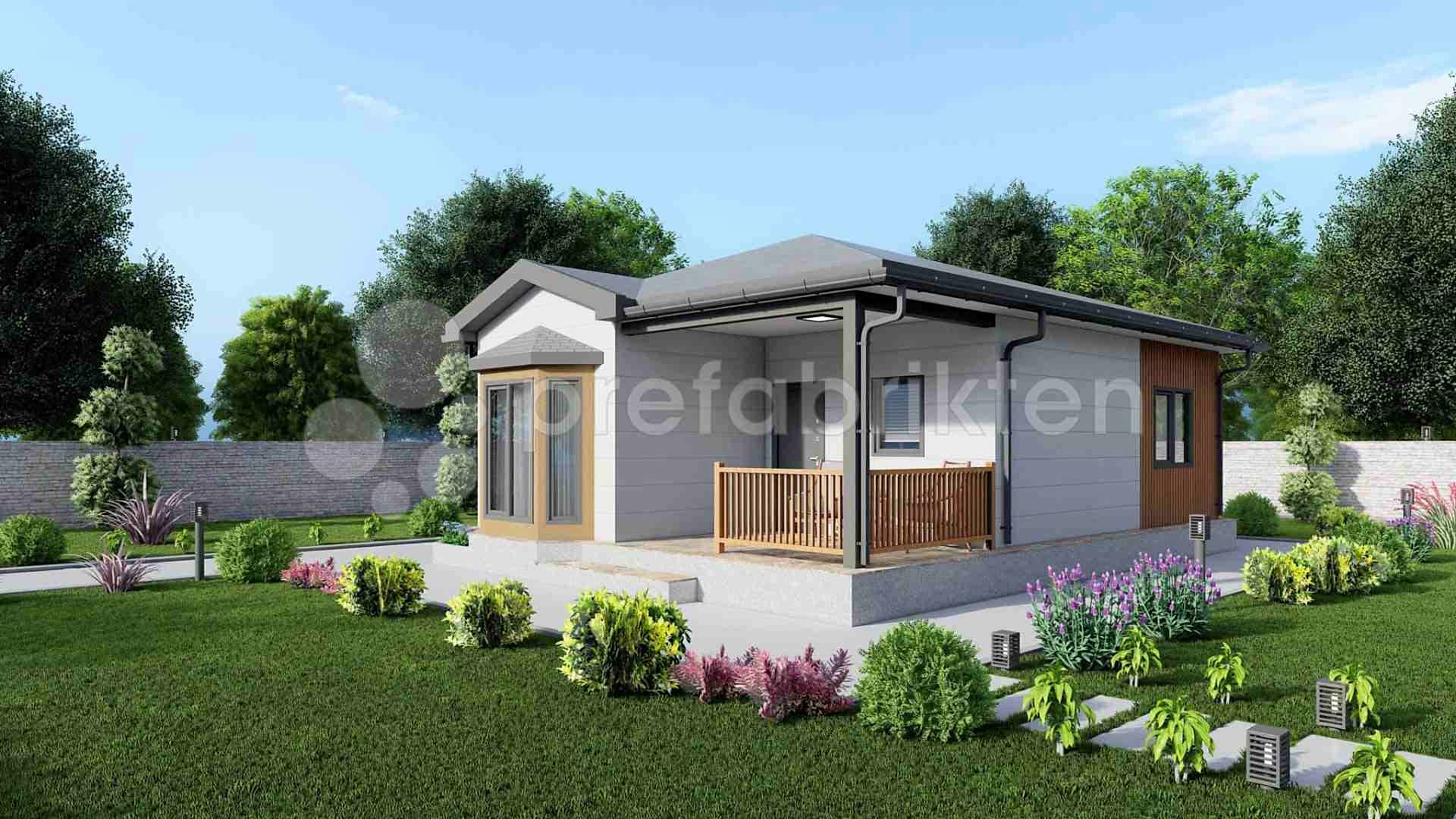 65 m² Tek Katlı Çelik Ev