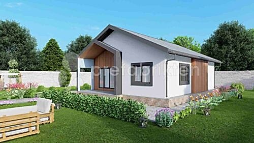 Alternative view of 87 m² Tek Katlı Çelik Ev