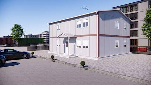 Prefabrik Ofis - 205m2