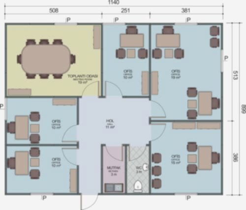 Alternative view of Prefabrik Ofis - 102m2
